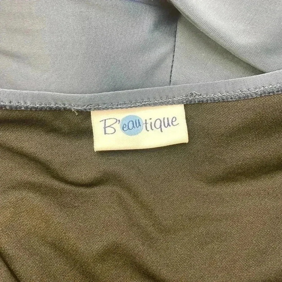 Beautique Blue One Piece Swimsuit Size 8 US Beach/Pool - Picture 10 of 12